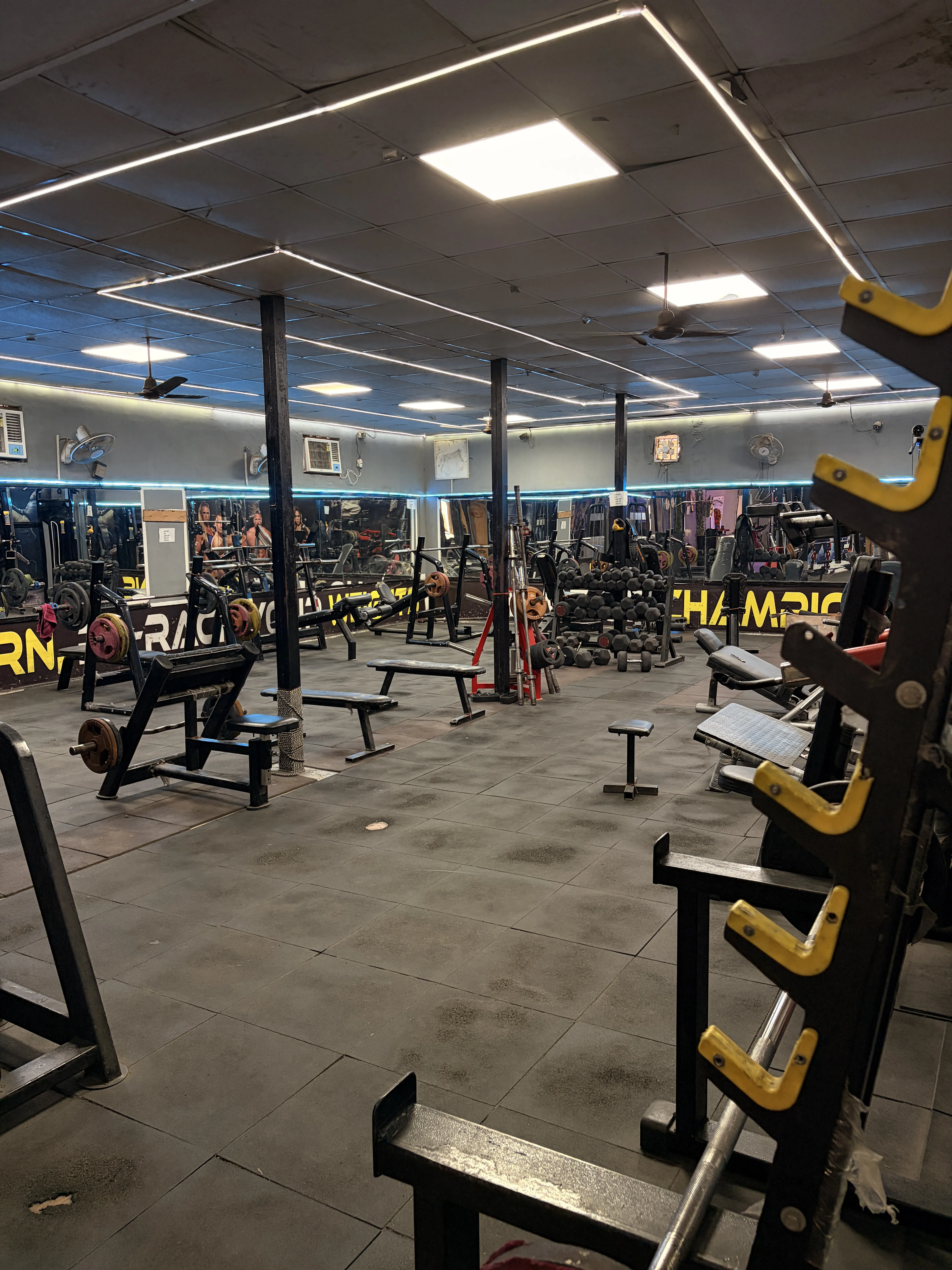 Fuel Fitness changing rooms