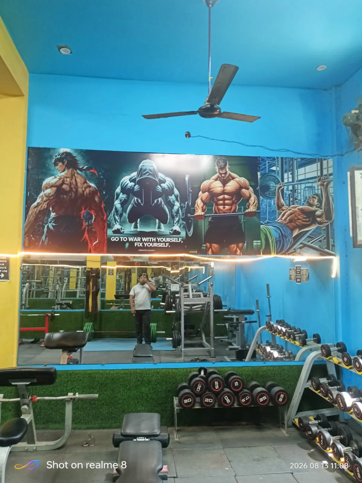 Gym Wym Fitness Club Unisex cardio deck