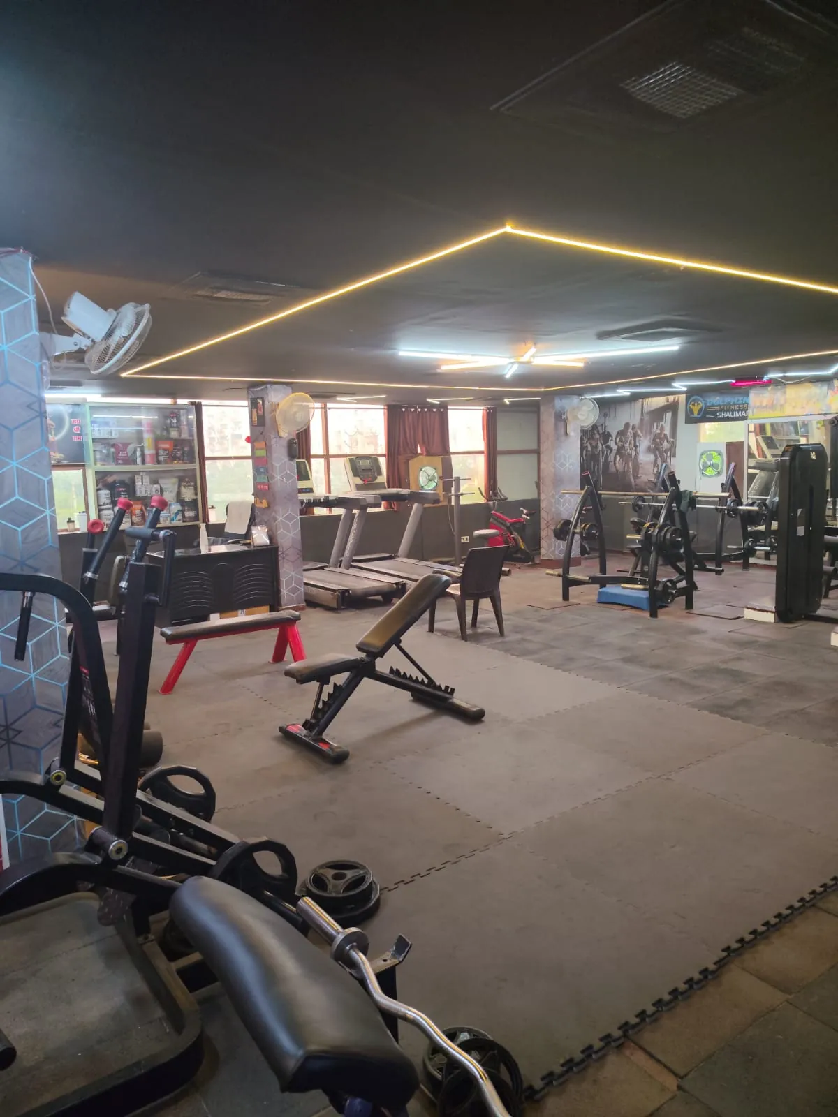 Dolphin X Fitness Shalimar Alwar changing rooms