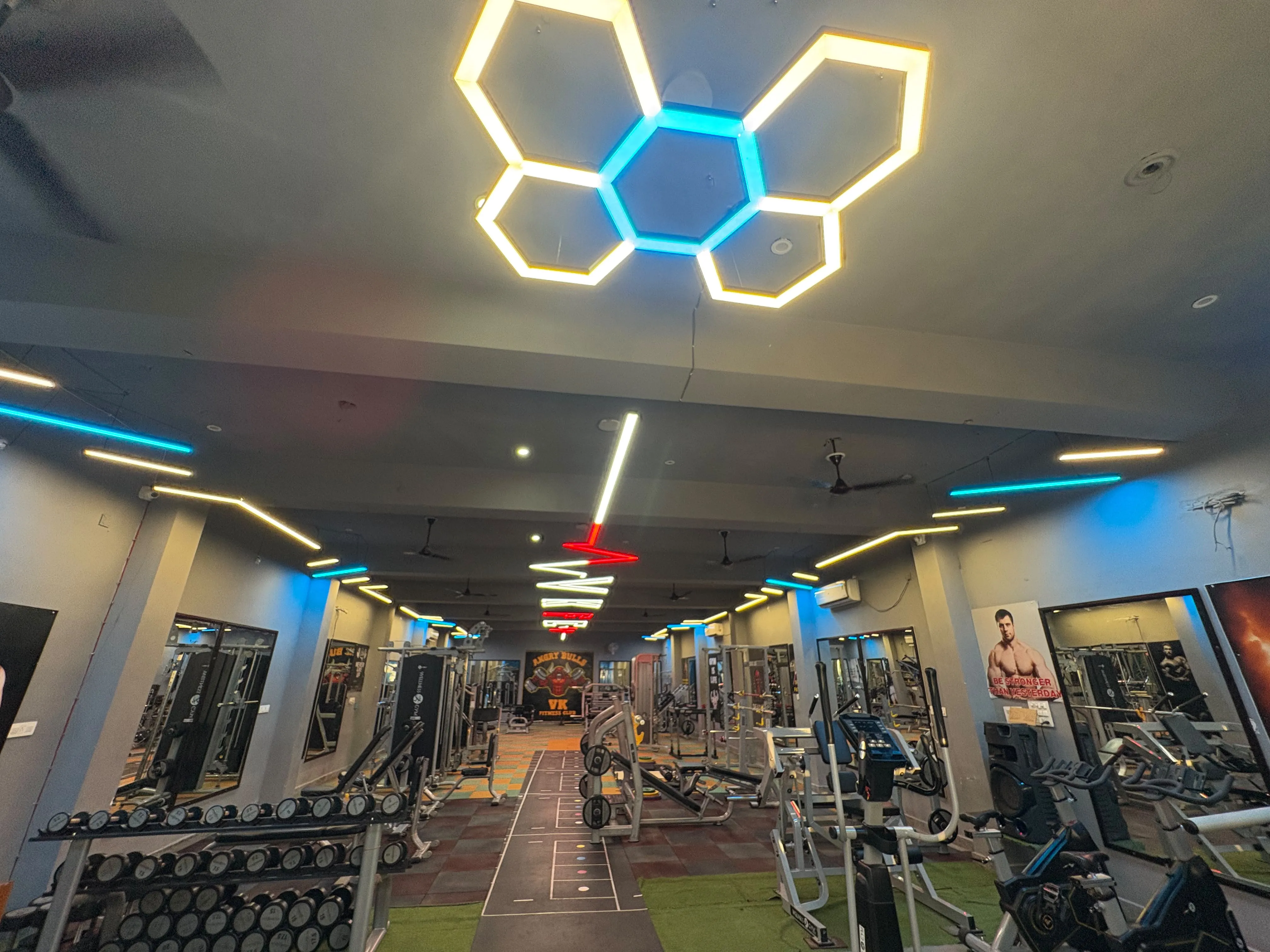 V K Fitness Club free weights