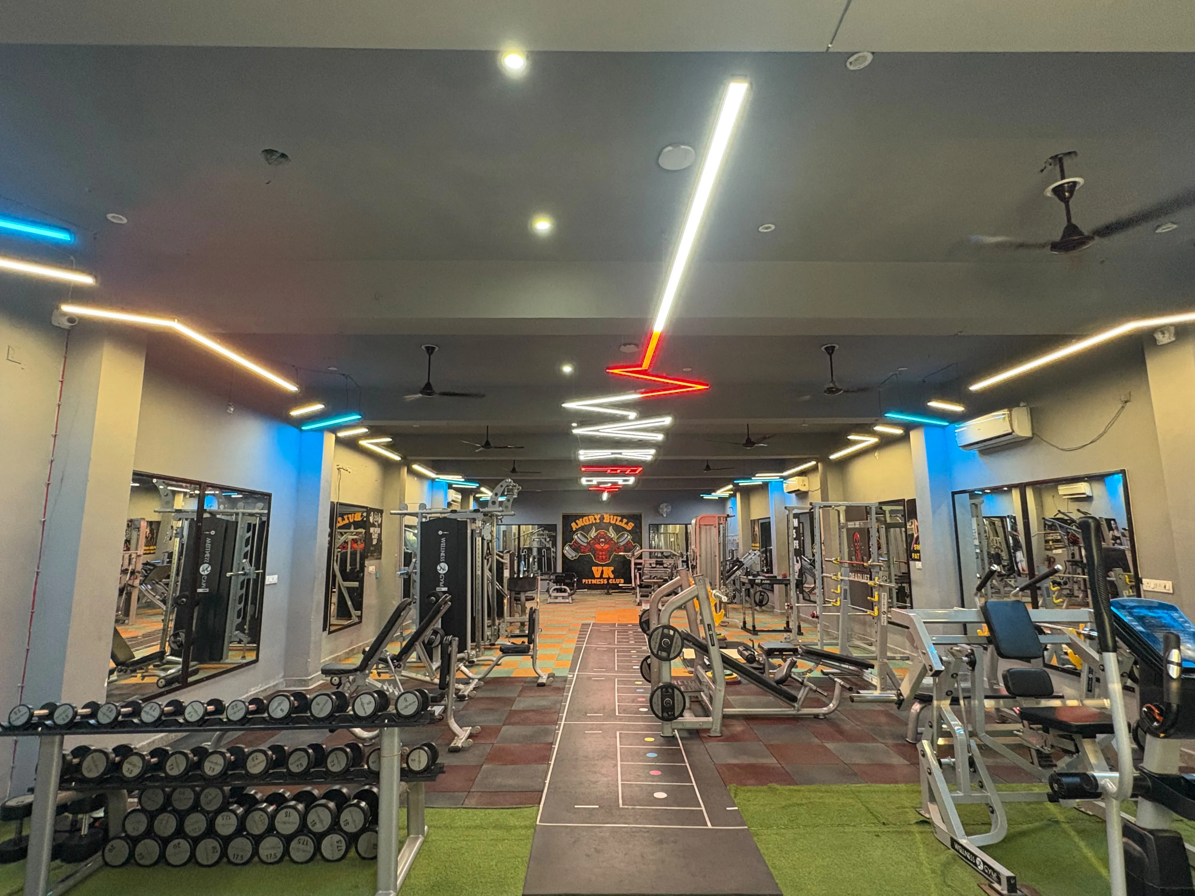 V K Fitness Club cardio deck