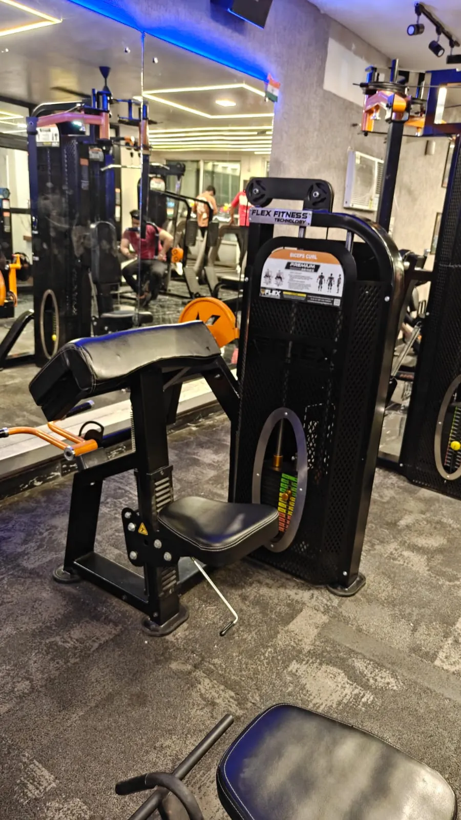 Flex gym changing rooms