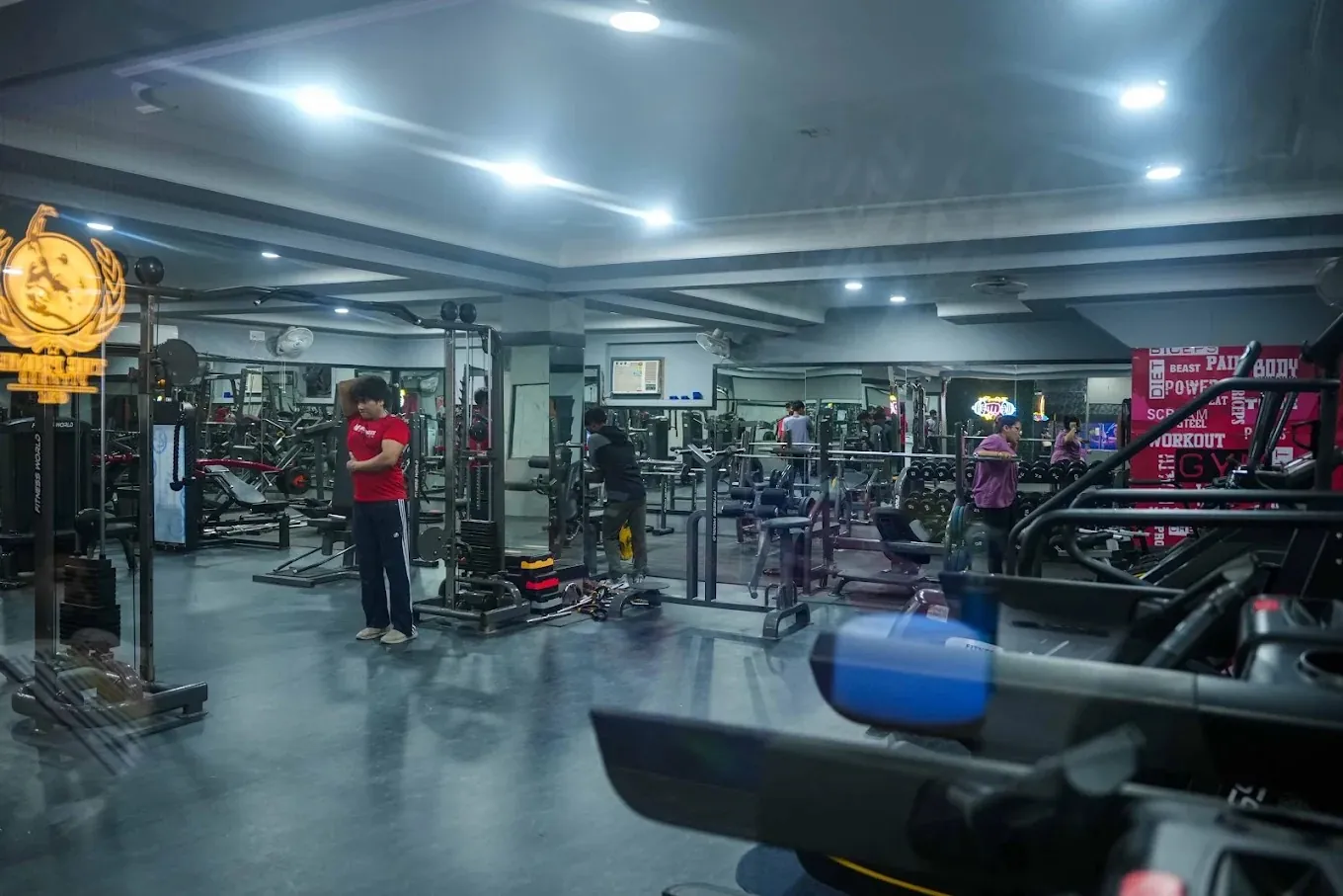 THE PRIME FITNESS GYM main floor