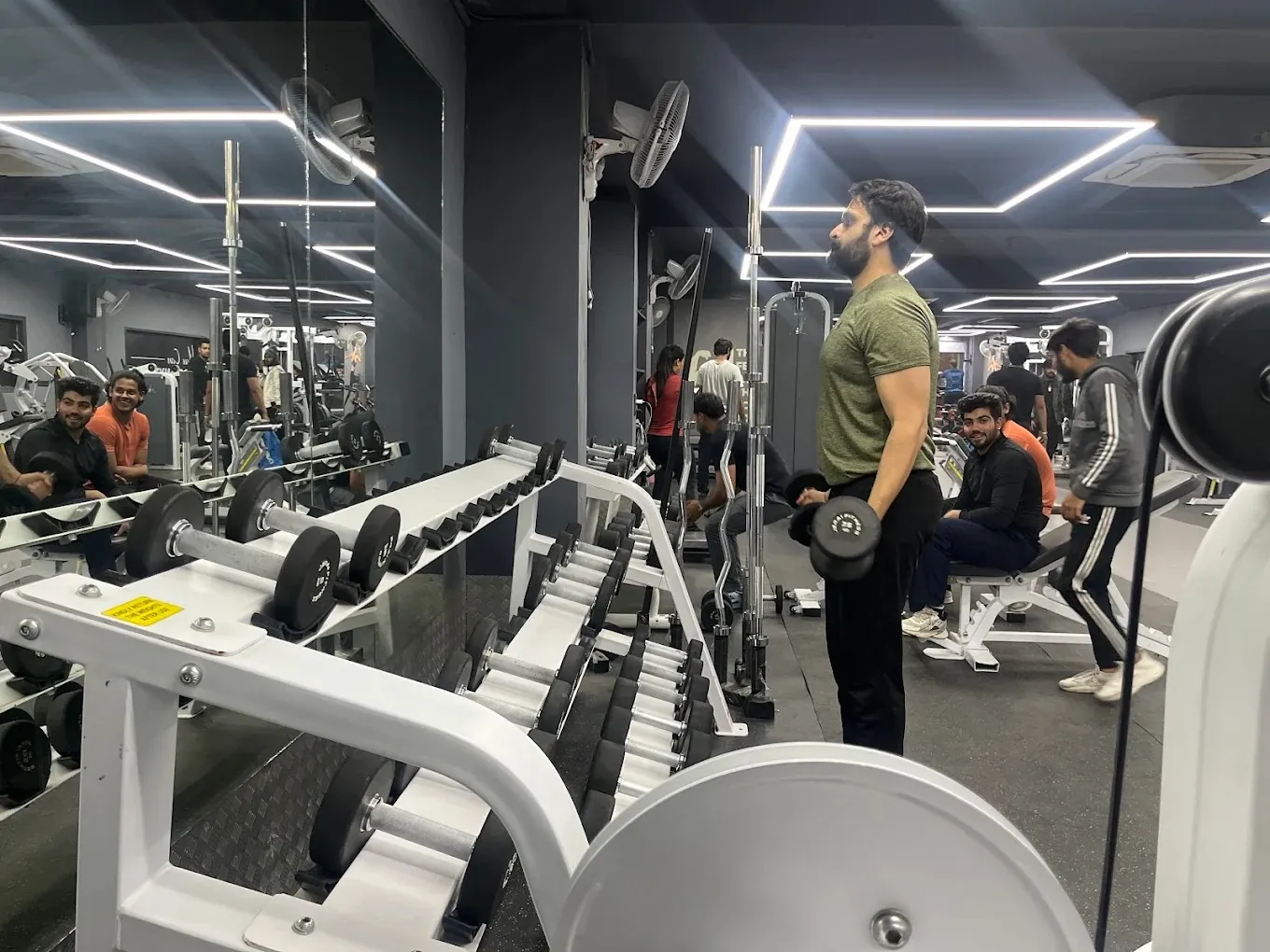 The FlexArena Gym changing rooms