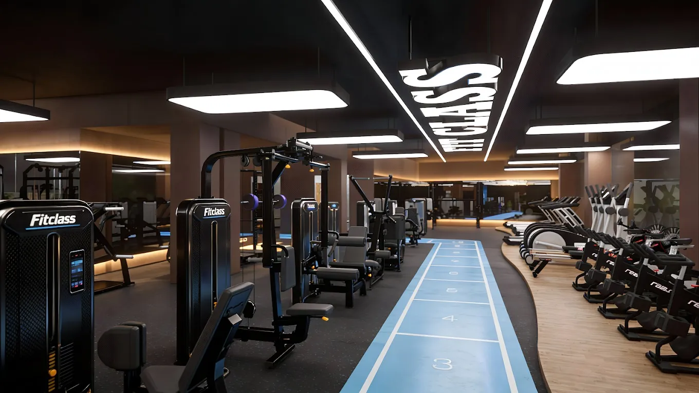FitClass Sector 57 Gurugram changing rooms
